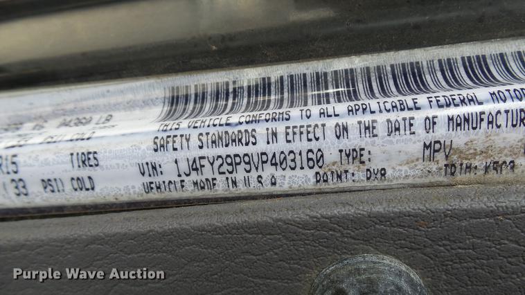 image for item DP9579 1997 Jeep Wrangler SUV