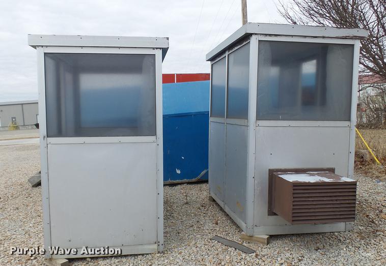 image for item DP9586 (2) Porta-King Building Systems guard shacks