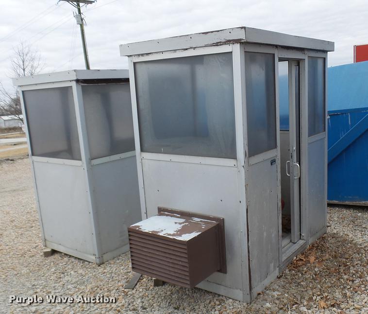 image for item DP9586 (2) Porta-King Building Systems guard shacks