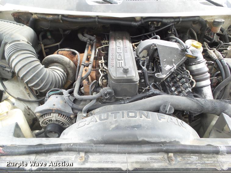 image for item DZ9214 1998 Dodge Ram 3500 flatbed pickup truck