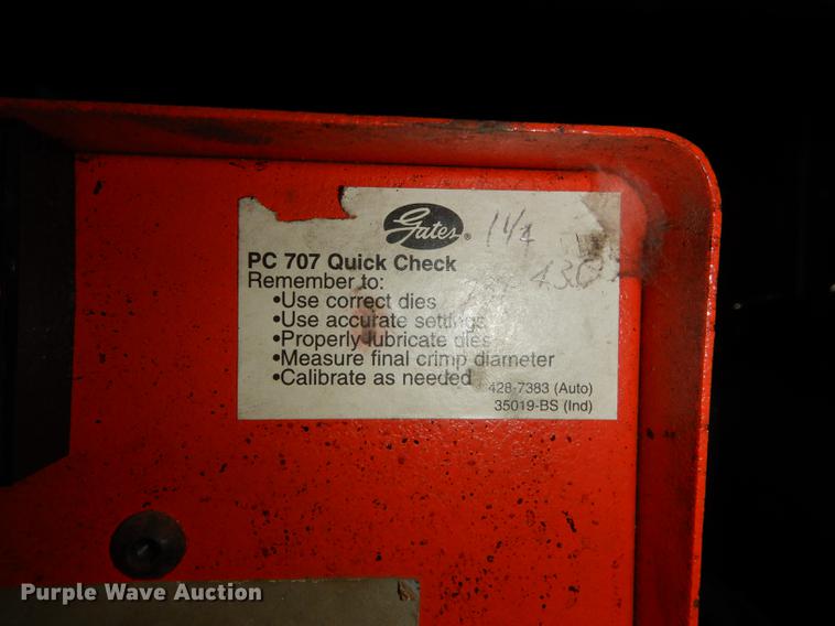 image for item EN9005 Gates Power Crimp 707 crimper