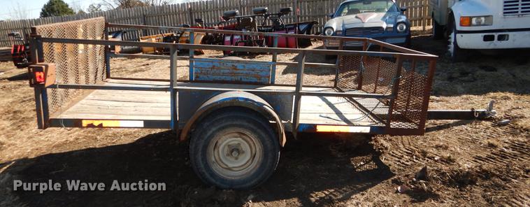 image for item EN9062 Shop built tilt deck trailer