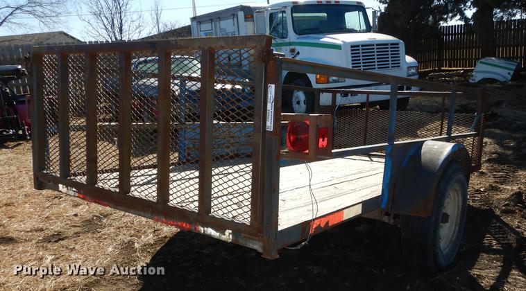 image for item EN9062 Shop built tilt deck trailer