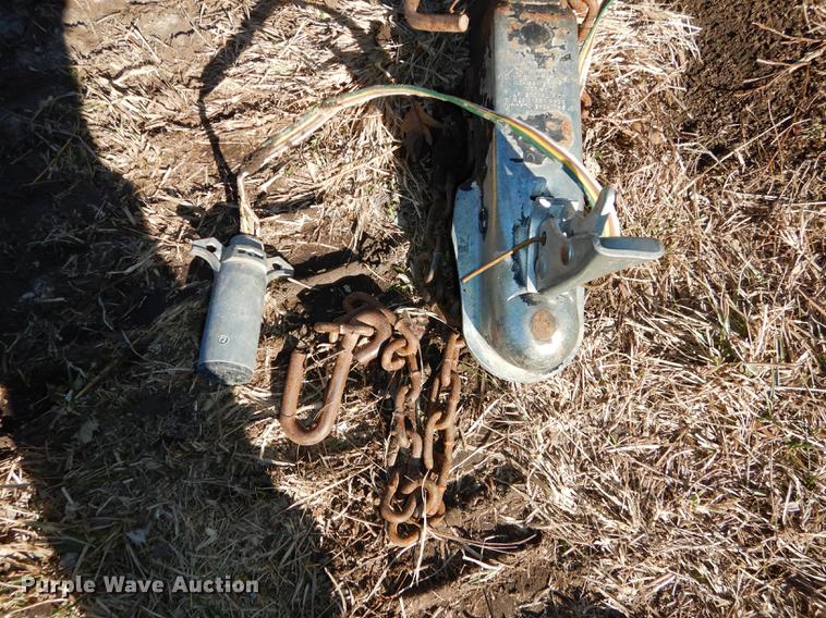 image for item EN9062 Shop built tilt deck trailer