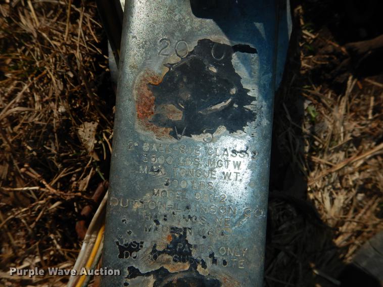 image for item EN9062 Shop built tilt deck trailer