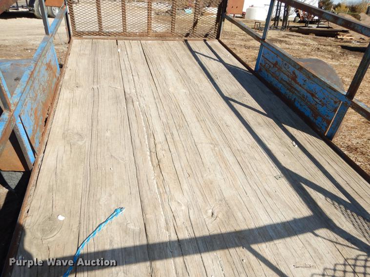 image for item EN9062 Shop built tilt deck trailer