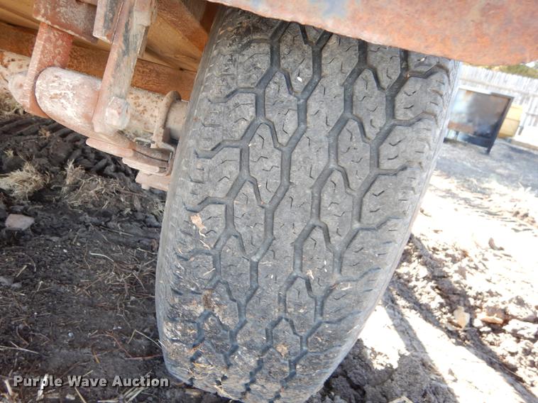 image for item EN9062 Shop built tilt deck trailer