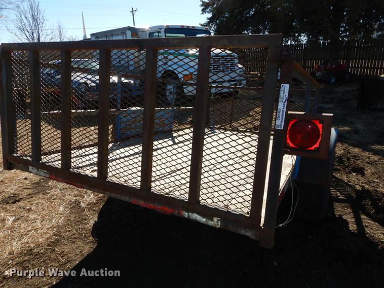 image for item EN9062 Shop built tilt deck trailer