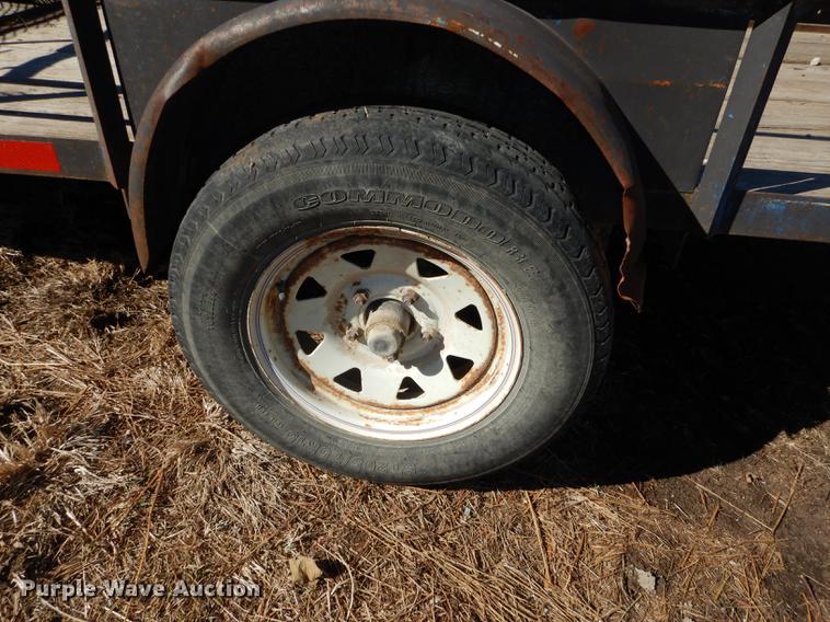 image for item EN9062 Shop built tilt deck trailer