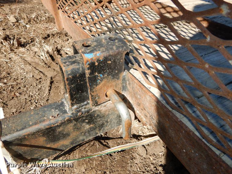 image for item EN9062 Shop built tilt deck trailer