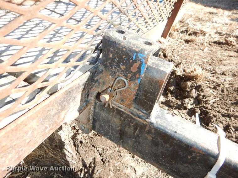 image for item EN9062 Shop built tilt deck trailer