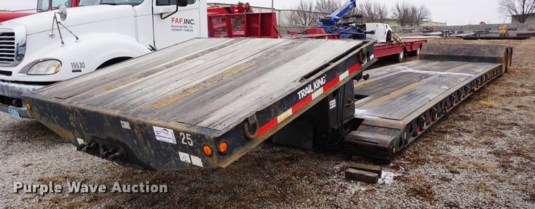 image for item DB0447 1998 Trail King TK60HG-482 lowboy equipment trailer