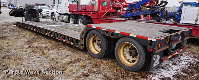 image for item DB0447 1998 Trail King TK60HG-482 lowboy equipment trailer