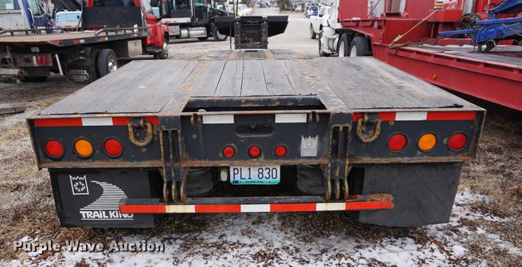 image for item DB0447 1998 Trail King TK60HG-482 lowboy equipment trailer