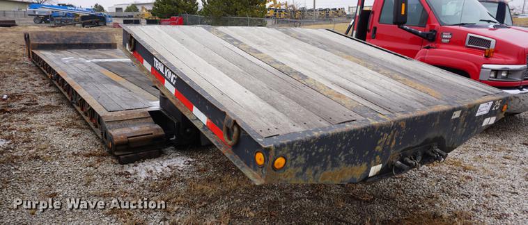image for item DB0447 1998 Trail King TK60HG-482 lowboy equipment trailer
