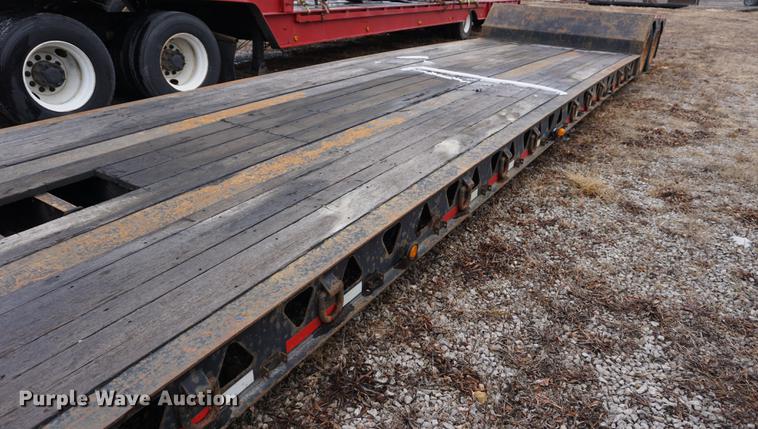image for item DB0447 1998 Trail King TK60HG-482 lowboy equipment trailer