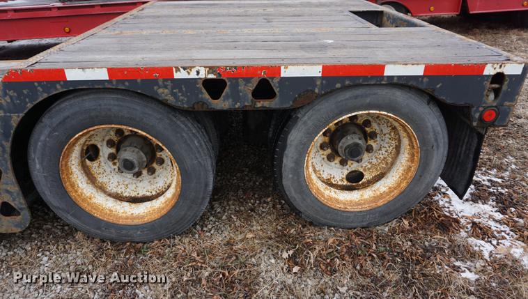 image for item DB0447 1998 Trail King TK60HG-482 lowboy equipment trailer