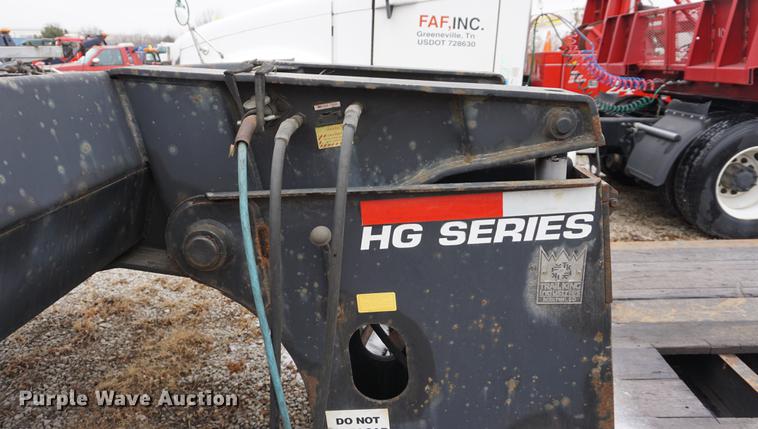 image for item DB0447 1998 Trail King TK60HG-482 lowboy equipment trailer