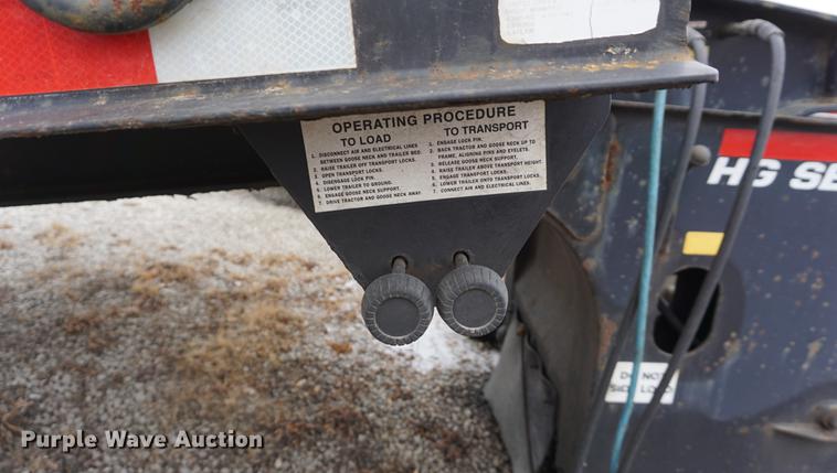 image for item DB0447 1998 Trail King TK60HG-482 lowboy equipment trailer