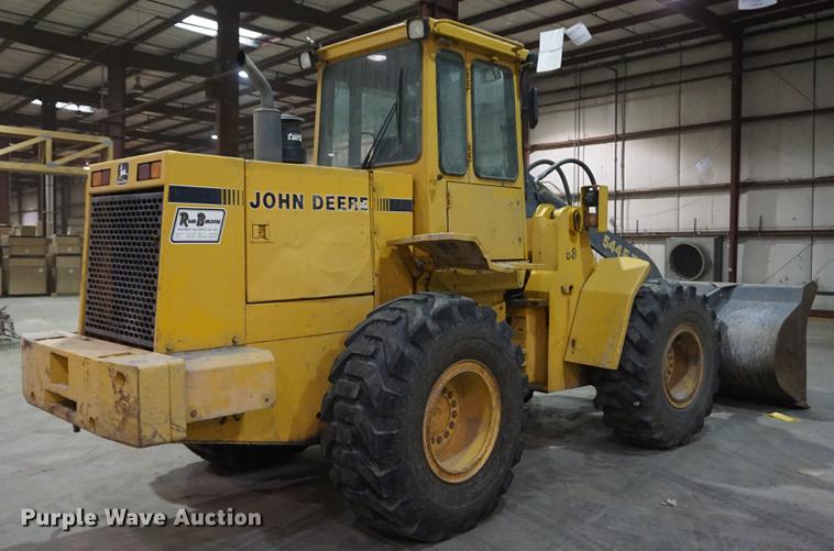 image for item DB0449 1990 John Deere 544E TC wheel loader