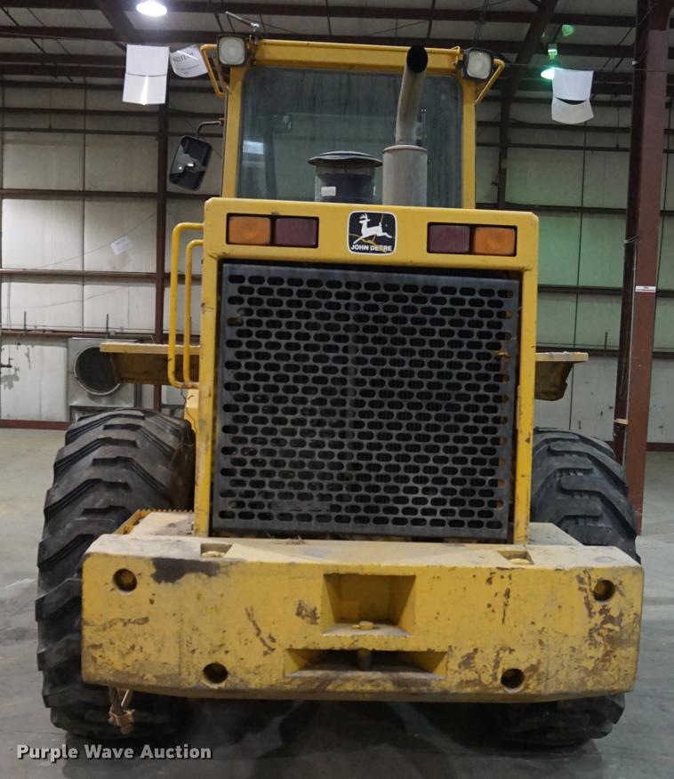 image for item DB0449 1990 John Deere 544E TC wheel loader