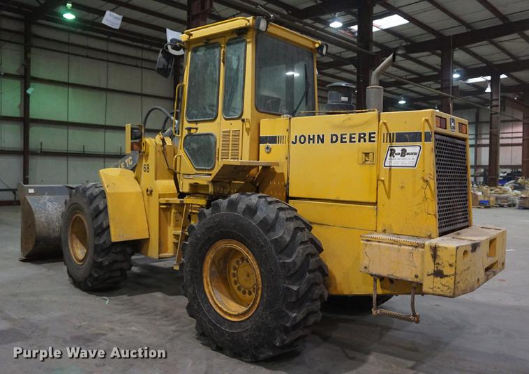 image for item DB0449 1990 John Deere 544E TC wheel loader