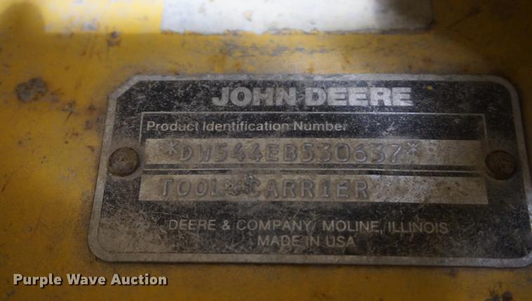 image for item DB0449 1990 John Deere 544E TC wheel loader