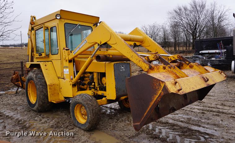 image for item DB0462 1980 John Deere 310 AD backhoe