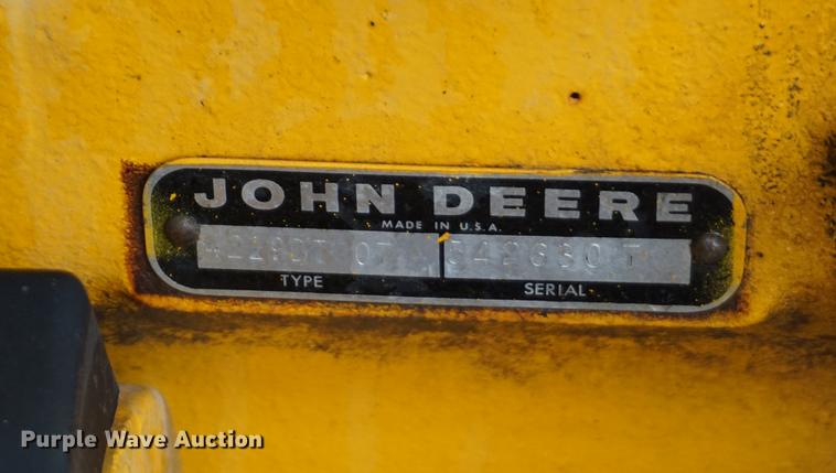 image for item DB0462 1980 John Deere 310 AD backhoe