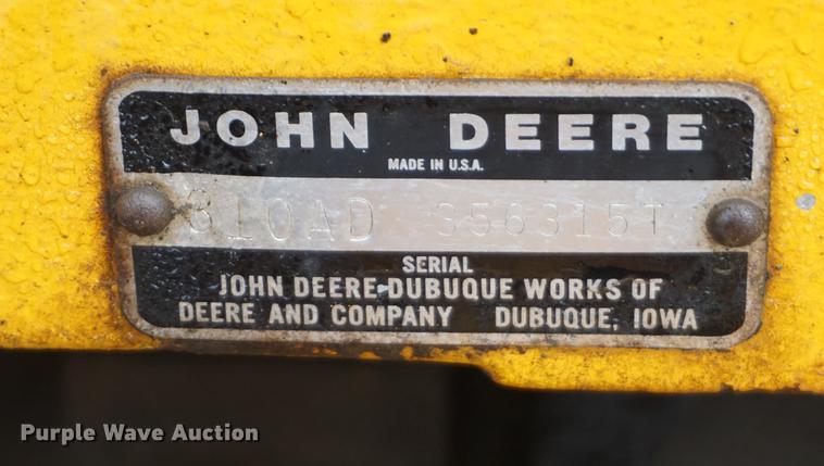 image for item DB0462 1980 John Deere 310 AD backhoe