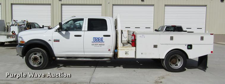 image for item DB5954 2011 Dodge Ram 5500 Crew Cab utility truck