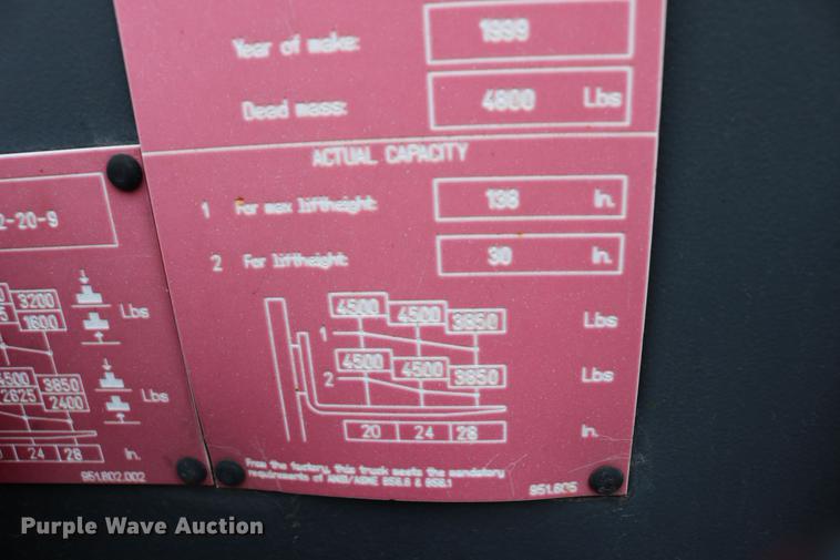 image for item DB6576 Teledyne Z2-3TX forklift