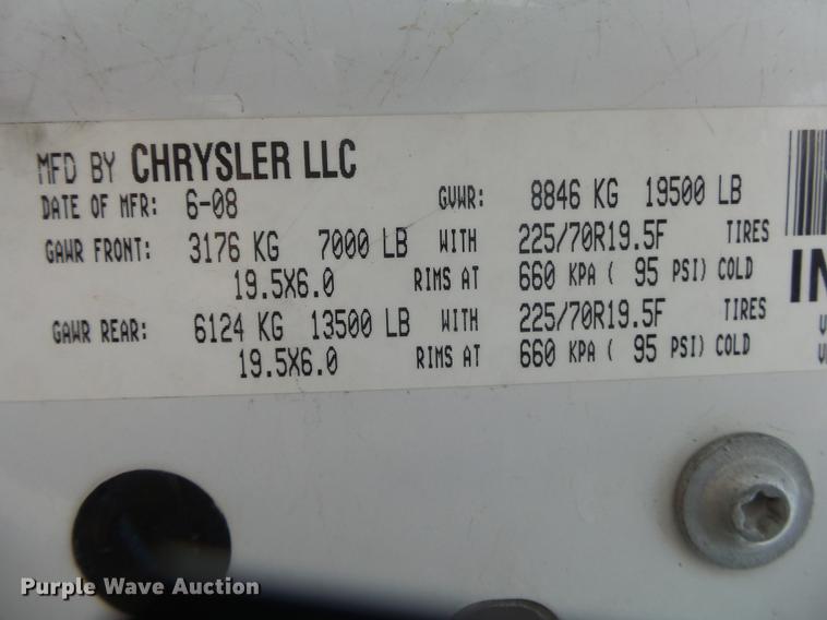 image for item DB7279 2008 Dodge Ram 5500 bucket truck