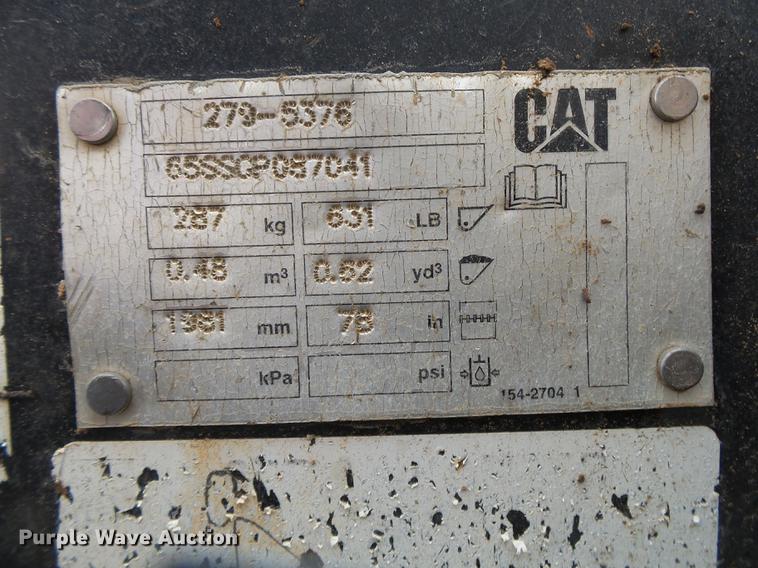 image for item DB7281 2013 Caterpillar 279C2 skid steer