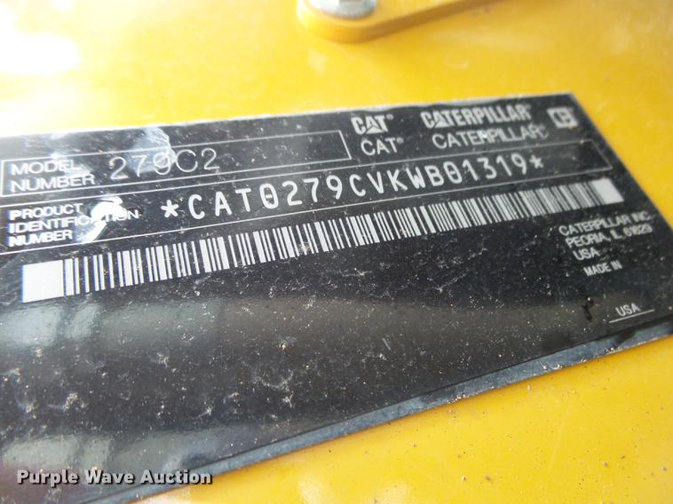 image for item DB7281 2013 Caterpillar 279C2 skid steer