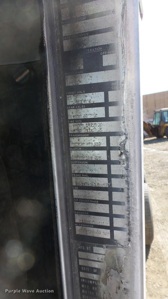 image for item DC0654 1973 Kenworth C523 truck chassis