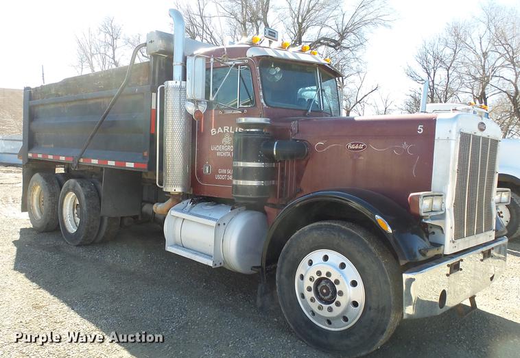image for item DC0655 1985 Peterbilt 359 dump truck