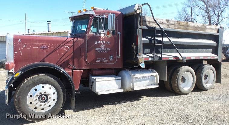 image for item DC0655 1985 Peterbilt 359 dump truck