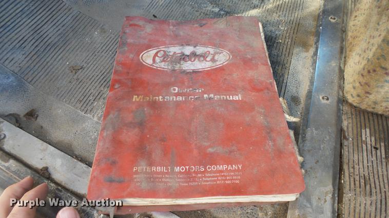 image for item DC0655 1985 Peterbilt 359 dump truck