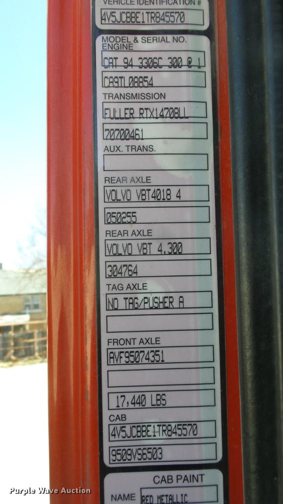 image for item DC0659 1996 Volvo WG dump truck