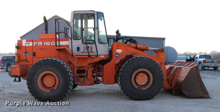 image for item DC3557 1995 Fiat-Allis FR160 wheel loader