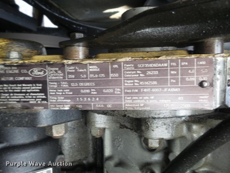 image for item DC7394 1995 Ford F800 dump truck