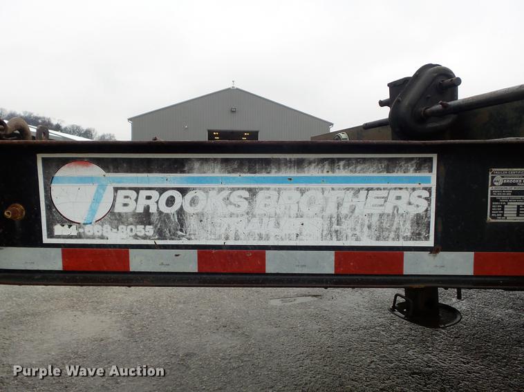 image for item DC7395 2003 Brooks Brothers OW-10K-A equipment trailer