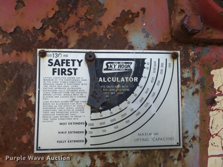 image for item DC7405 Skyhook 130HD trailer mounted crane