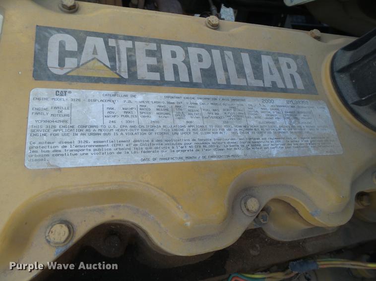 image for item DD1231 2000 GMC C7500 bucket truck