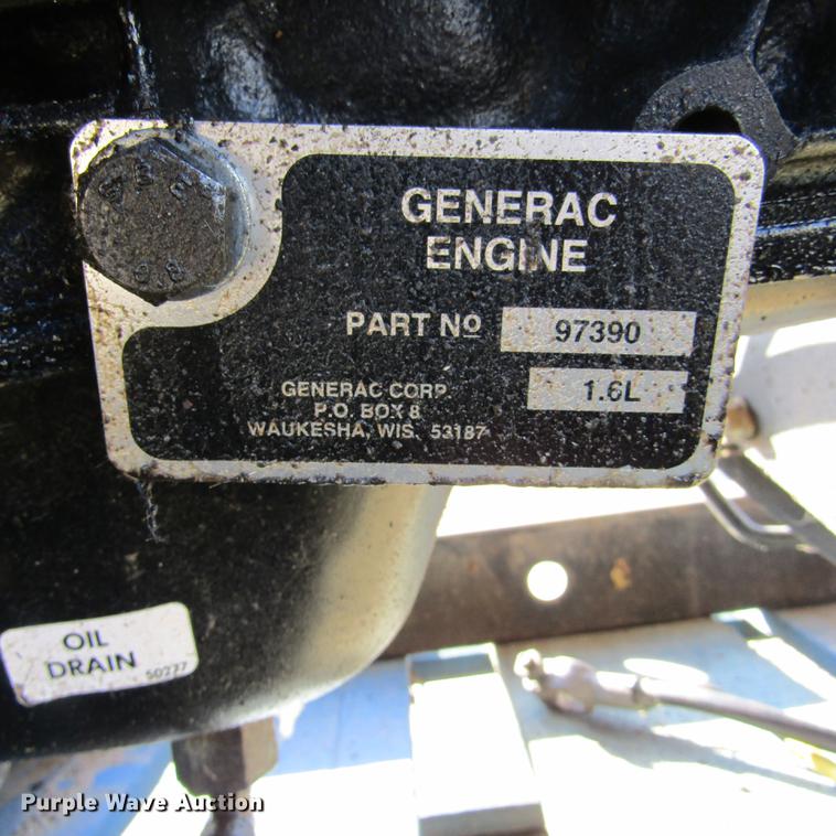image for item DD2737 1998 Generac 00753-4 generator