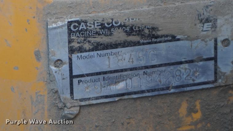 image for item DE3137 1996 Case 1845C skid steer