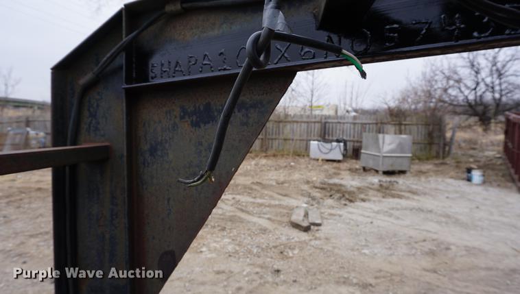 image for item DE3140 2006 shop built equipment trailer