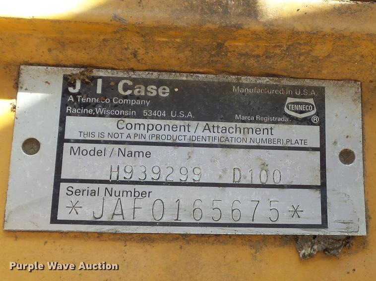 image for item DM9986 Case D100 skid steer backhoe