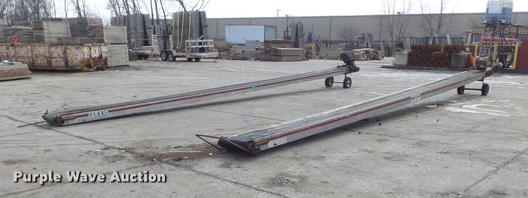 image for item DM9988 (2) Clark Machinery conveyors